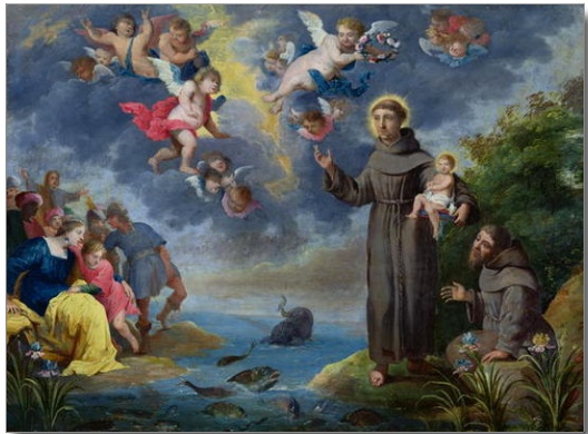 Victor Wolfvoet II St. Anthony of Padua Preaching to the Fish