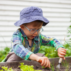 boy garden hat glasses canva