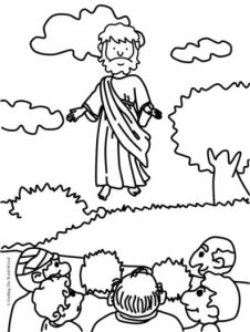 ascension coloring page crafting the word of god