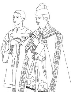 Priest and Acolyte Procession latin mass sd cason