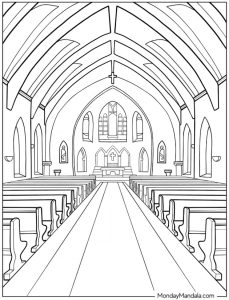 catholic church interior monday mandala