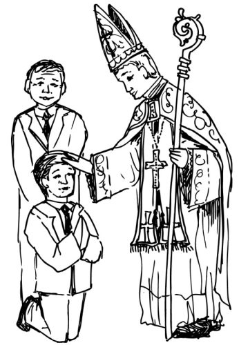 Confirmation Coloring Pages And Drawing - The Catholic Homeschool