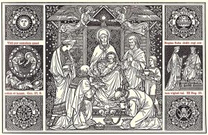 epiphany 2 catholic line art