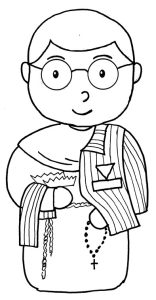 kolbe coloring page teacher weena