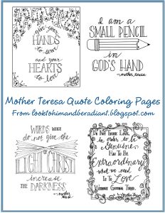 mother teresas quotes cover look to him