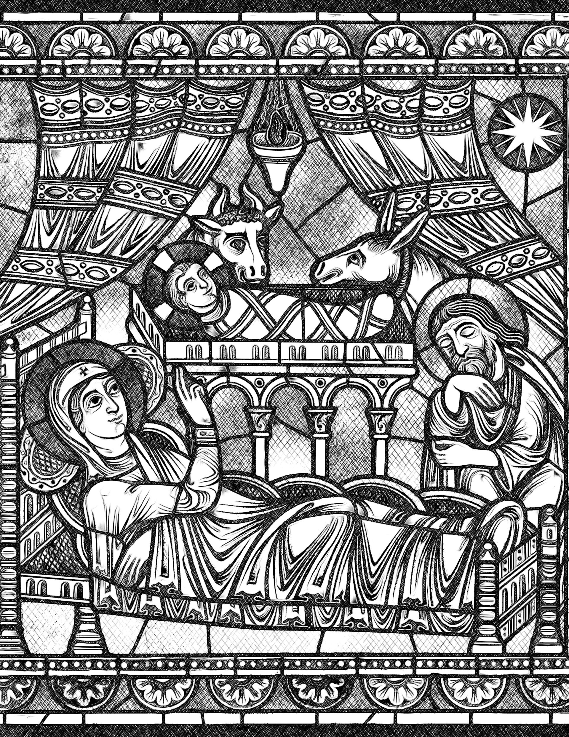 nativity coloring page from sdcason dot com o