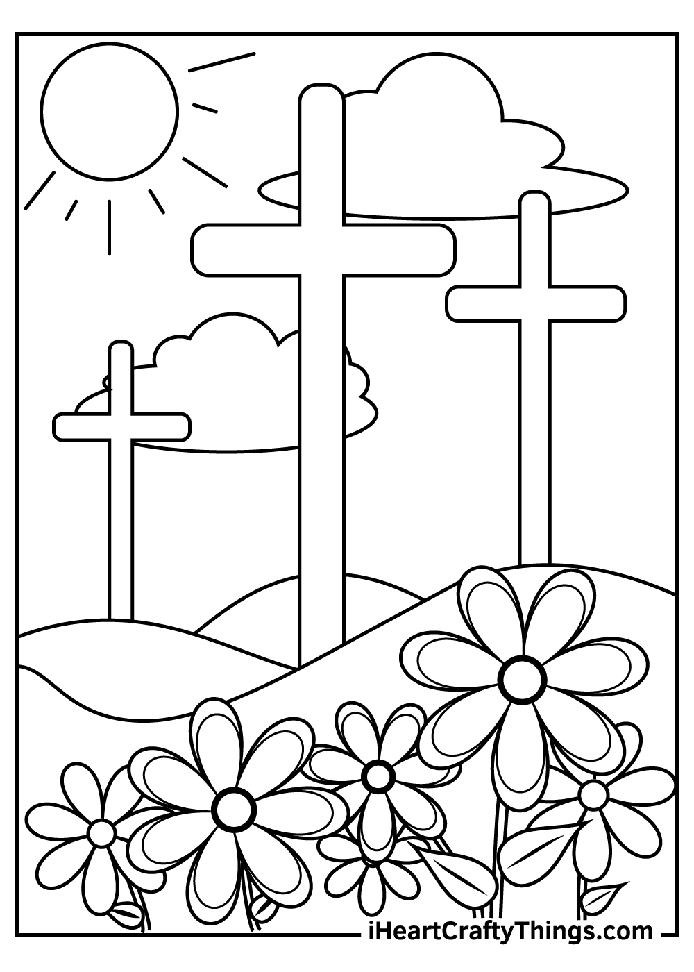 Easter Coloring Pages And Drawing - The Catholic Homeschool