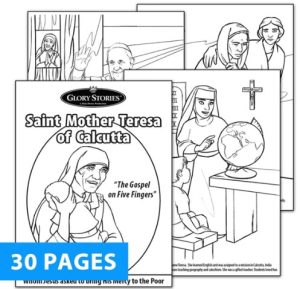 saint mother teresa coloring book