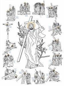 stations of the cross jumbo sheet CFC