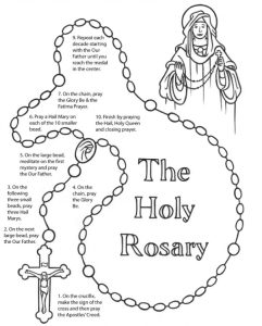 the holy rosary the catholic kid